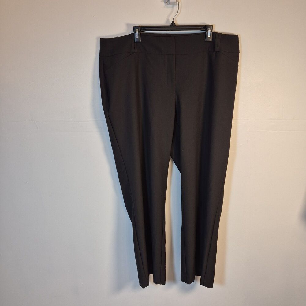 Alfani Women's Plus Dress Pants Size 20W Dark Gray Tummy Control Curvy Fit
